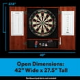 thumbnail image 4 of Viper Metropolitan Cinnamon Finish Sisal Bristle Steel Tip Dartboard Cabinet, 4 of 10