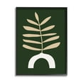 thumbnail image 2 of Yellow Plant in Unique Vase Over Green 11 in x 14 in Framed Painting Art Print, by Stupell Home Décor, 2 of 4