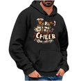 thumbnail image 3 of Xihbxyly Sudadera Ligera y Transpirable para Hombre, Corte Tridimensional, Tecnología de Absorción Rápida Del Sudor, Ideal para Gimnasio, Ciclismo y Running, con Estampado Navideño., 3 of 5