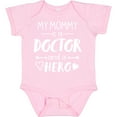 thumbnail image 3 of Inktastic My Mommy is a Doctor and a Hero Boys or Girls Baby Bodysuit, 3 of 5