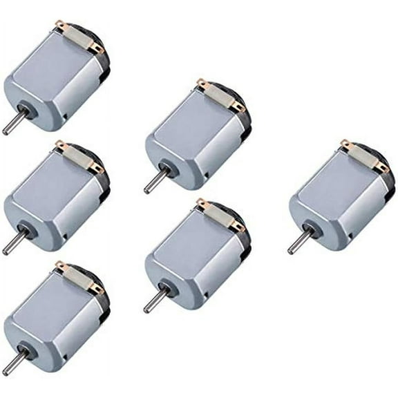 6 Pack DC 1.5-3V 15000RPM Mini Electric Motor for DIY Toys, Science Experiments