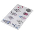 thumbnail image 4 of Temporal, 10 Uds Papel Revestido Efecto Real Pegatina Falsa Impermeable No Tóxico Patrones De Flores Insípidos Para Fiestas Para Manos Anggrek JG1416, 4 of 8