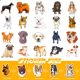 thumbnail image 2 of 50Pcs Cute Dog Stickers Pack, Waterproof Vinyl Puppy Stickers for Water Bottle, Laptop, Suitcase, Bicycle, Notebooks, Diary, Scrapbooking, Kawaii Anim, 2 of 4