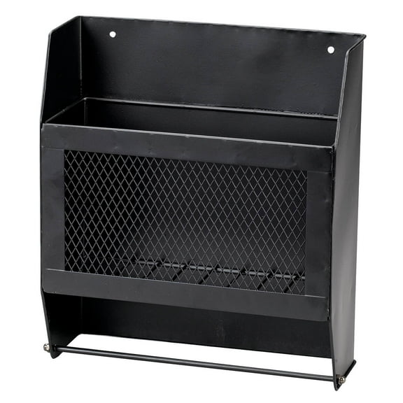 Metal Double Toilet Paper Holder with Organizer