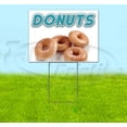thumbnail image 1 of Donuts (18" X 24") Yard Sign, Includes Metal Step Stake, 1 of 6