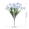 thumbnail image 3 of Ramo artificial de orquídeas de primavera con follaje para bodas, decoración del hogar y centros de mesa para eventos: tallos florales de plástico de aspecto realista para jarrones, mesas o arreglos, 3 of 6