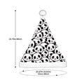 thumbnail image 3 of Fuzoiu Cute Panda Face Print Santa Hat Christmas Hat for Adults,Santa Hats with Pompom, Unisex Xmas Holiday Hat for Christmas New Year Festive Party Supplies, 3 of 6