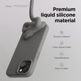 thumbnail image 3 of Funda Elago Liquid Silicone para iPhone 15 Plus, color gris, 3 of 6