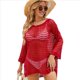 thumbnail image 2 of Traje de Baño de Verano para Mujer, de Crochet, de Corta, Tejido para Playa. Rojo un Tamaño, 2 of 10