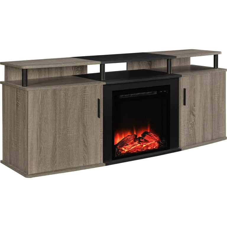 Ameriwood home carson electric 2024 fireplace tv console