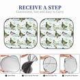 thumbnail image 5 of Picia Mallard Ducks Wild Birds 2 Piece Car Windshield Sun Shade Foldable | Foldable Sun Shield for Front Window Blocks UV Rays and Keeps Your Vehicle Cool-Small, 5 of 7