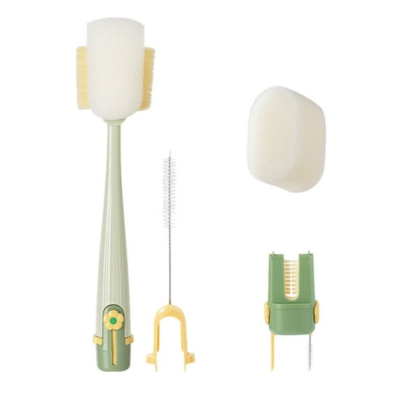 5 In 1 Multifunctional Cleaning Brush 2025 New Portable Bottle Brush Set Multipurpose Cup Lid Cleaning Brush Water Bottle Cup Lid Cleaner Tools For Water Bottles Cups