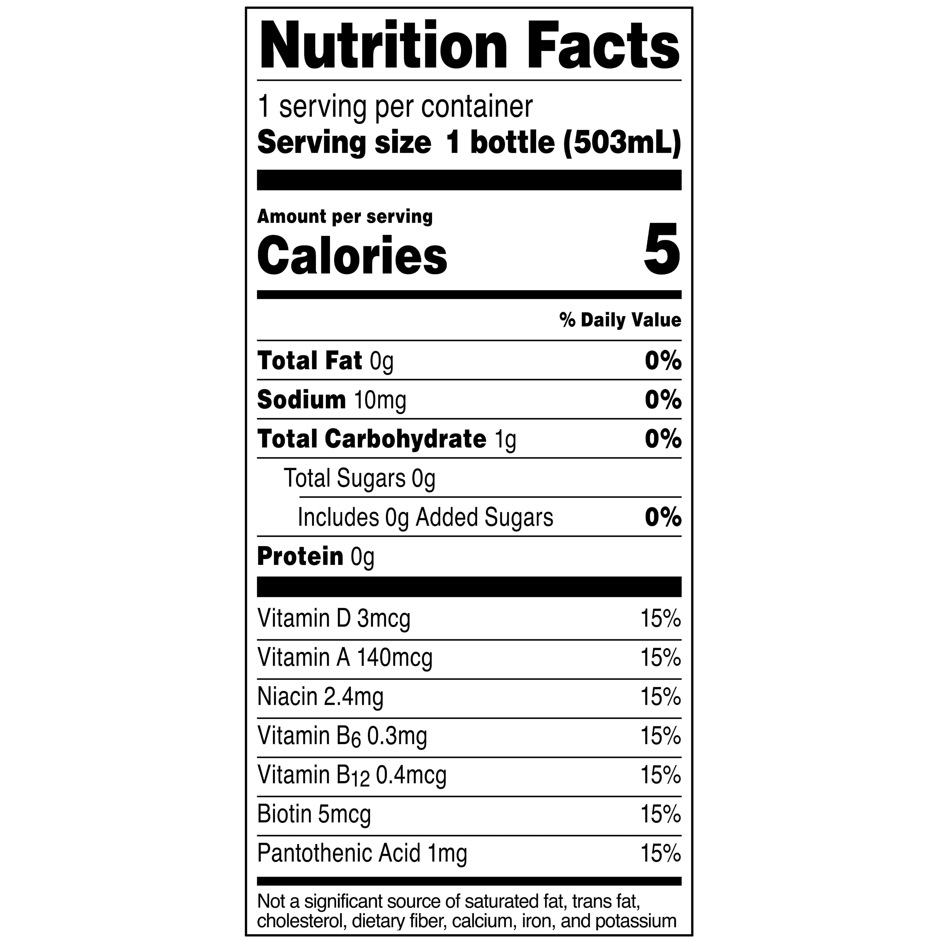 Clear American Black Raspberry Sparkling Water, 17 fl oz Bottle