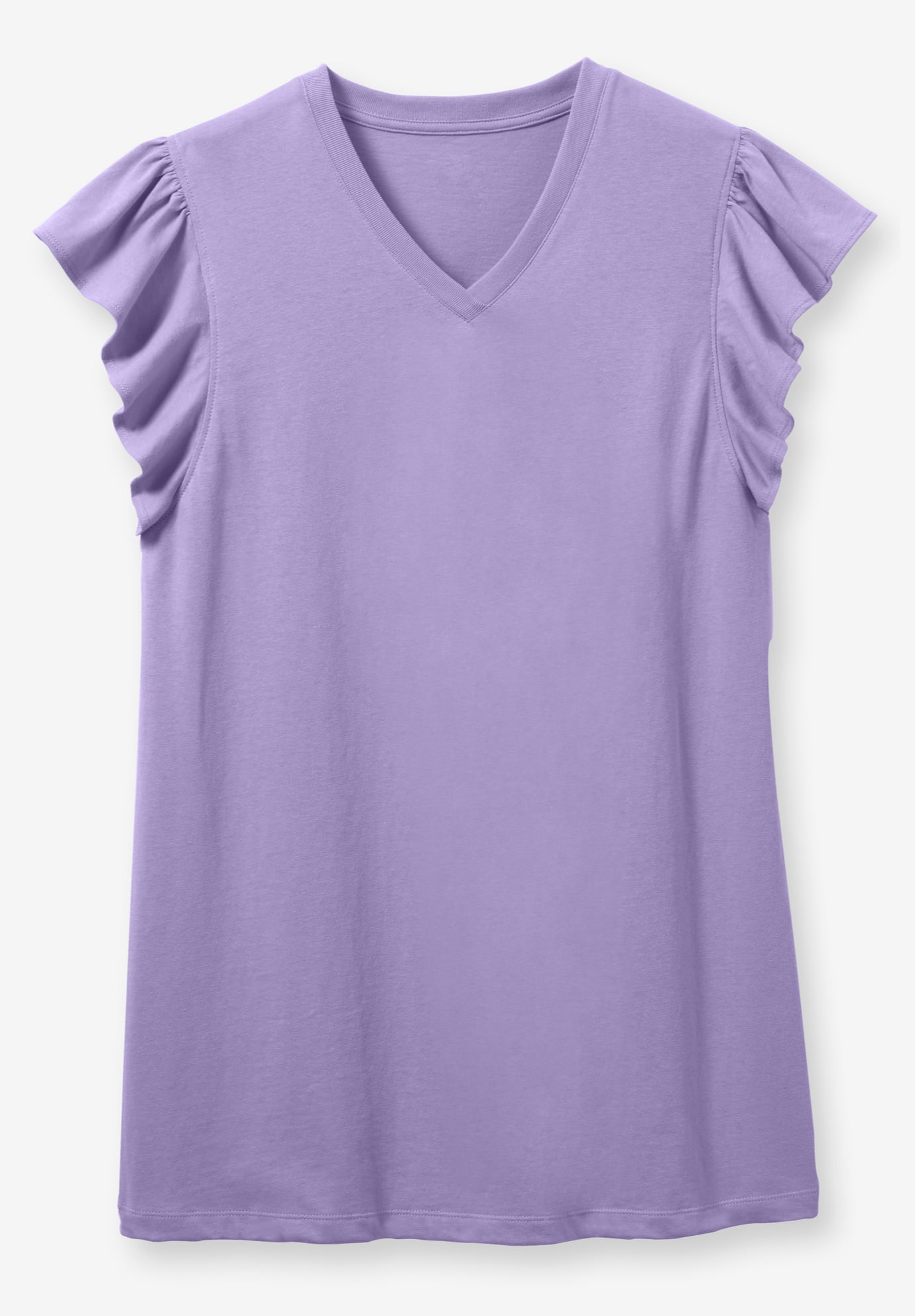 Plus Size Embroidered V-Neck Tunic - image 2