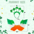 thumbnail image 3 of Set de disfraz para perro, diadema con forma de trébol Shurung, Día de San Patricio, 3 of 6