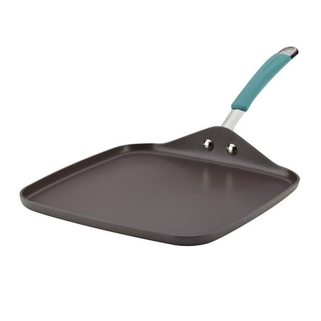 Blue Anodized Aluminum Handle 87659 Cucina Hard-Anodized Shallow Griddle, 11