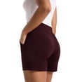 thumbnail image 4 of Cadmus Women's 4" Inseam Summer Performance Shorts Comfy Drawstring Running Athletic Shorts with Pockets,Wine Red,Large, 4 of 11