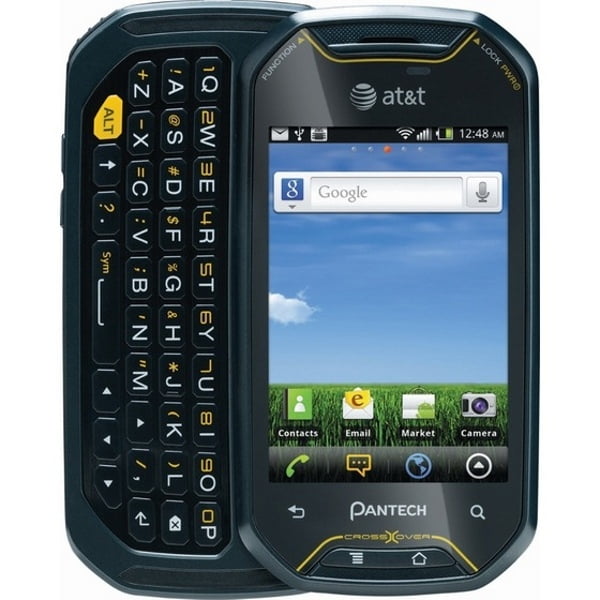 Restored Pantech Crossover GSM Smartphone (AT&T) Black P8000