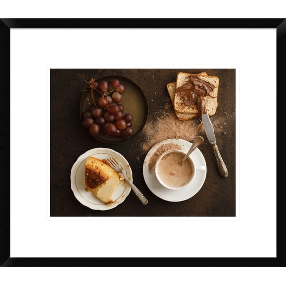 Global Gallery Luiz Laercio 'Brown' Framed Wall Art