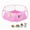 Pink, variant on Portable Small Pet Cage Transparent Cat and Dog Cage Tent Pet Playpen Open Folding Yard Fence For Dog Hamster Rabbit Guinea Pig