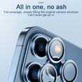 thumbnail image 4 of [5PCS] Phone Camera Lens Protector Compatible with iPhone 14, Tempered Glass Camera Circle Cover, 4 of 5