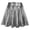 Grey, variant on Fgnfyis Carnival Skirts for Women Fashion High Waist Pleated Solid Color Metallic Sparkly Flared A Line Mini Skirt for Stage Mini Skirts Gold M