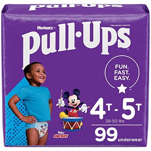 Pantalones de entrenamiento Pull-Ups para niños talla 6 (4T-5T) 99 unidades