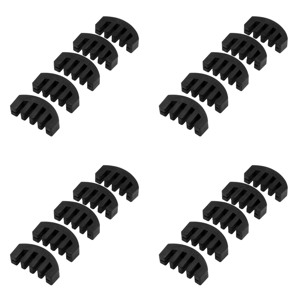 4 Sordinas De Goma Para Violonchelo/Bajo - Redondas, 19mm, Reducen El Sonido. Ideal Para Practicar En Casa.