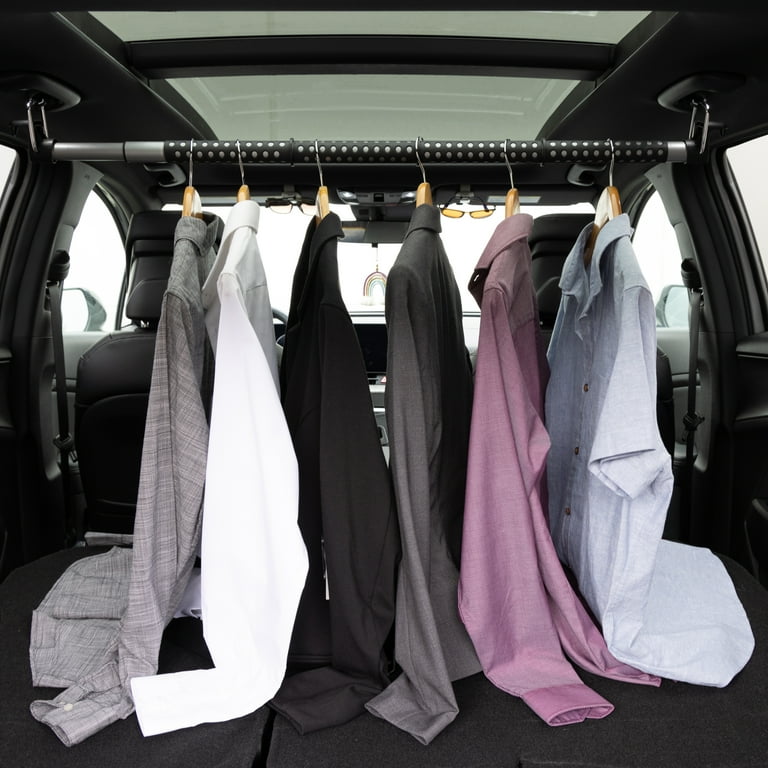 Gforce 2 Pack Heavy Duty Expandable Hanging Clothing Car Bar 2.36 H
