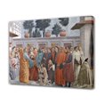 thumbnail image 1 of Póster de lienzo de Masaccio sobre la resurrección del hijo de Teófilo y San Pedro en el trono, decoración para dormitorio, paisaje deportivo, decoración para oficina, regalo, estilo marco, 30 x 45 cm, 1 of 8
