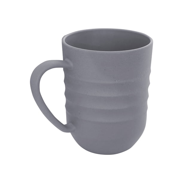 Striped Household Drinking Cup And Creatives Mouthwash Cup With Handle Available In Three Colors Beige And Gray
