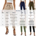 thumbnail image 4 of YuXingFu Womens Summer Pants for Women Loose Dress Pants High Full - Pocket Casual Black S, 4 of 7