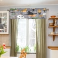 thumbnail image 5 of Cartoon Halloween Element Curtain Valances Window Treatment Rod Pocket Drape Valance 54" X 18" for Kitchen Living Room Bedroom, 5 of 6