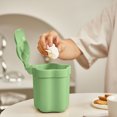 thumbnail image 1 of Decorative Desktop Wastebasket With Lid Small Bedside Garbage Can For Bedroom Kitchen Sturdy Mini Cute Compact Rubbish Container Easy To Clean, 1 of 3