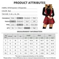 thumbnail image 6 of Women Middle Waist Plaid Printed Fashion Button Suspender Skirt Club Basic Leisure Dailywear, 6 of 9