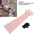thumbnail image 4 of Manoplas Para Destripar Ciervos, Guantes De Vestir De Campo Fáciles De Poner Y Quitar Elásticos Gruesos Para Limpieza De Peces, 4 of 7