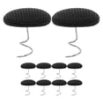 thumbnail image 1 of GOOHOCHY 10 tachuelas para tapicería, pasadores giratorios para fundas, pasadores para muebles, para sujetar faldones de cama, antideslizantes, de acero inoxidable., 1 of 7