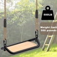 thumbnail image 5 of Heavy Duty Wooden Tree Swing for Kids & Adults, 500lbs Capacity, Adjustable Rope, 17"x 7.2" Seat for Indoor & Outdoor Use, 5 of 14