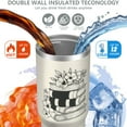thumbnail image 4 of 1pc Book Lover 30oz Tumbler with Straw & Handle - Insulated Stainless Steel Cup | Holiday Gift for Man Women (Christmas, Valentine's, Birthday), 4 of 7