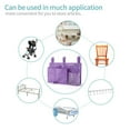 thumbnail image 5 of Gogcaro Bunk Bed Organizer, Bedside Caddy Hanging Bed Organizer Storage Bag 8 Pockets, for College Dorm Rooms Bed, Hospital Bed, Baby Bed Rails, 600D Oxford Cloth (Purple), 5 of 7