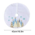 thumbnail image 4 of Xuniizn Christmas Tree Skirt Multicolor Cloth Tree Skirts for Xmas Decor, Party Festive Merry Christmas Decorations for Home, 4 of 7