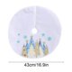 thumbnail image 3 of Falda para árbol de Navidad, falda para árbol de Navidad con copos de nieve, decoración creativa para árbol de Navidad, delantal para árbol de Navidad, 3 of 6