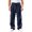 Navy, variant on ZHOGXU Mens Long Pants Stylish Solid Color Straight Leg Elastic Waist Drawstring Breathable Lightweight Comfortable Everyday Wear