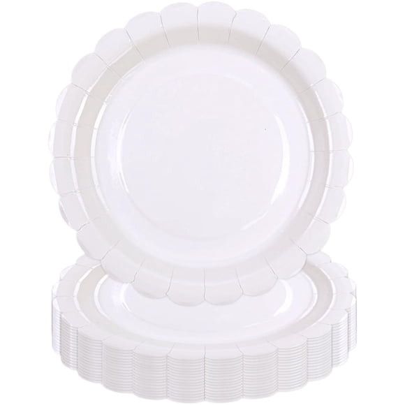 ZZHZGZ Canada Clearance Sale Heavy Duty Paper Plates For Parties Disposable Dinner Plates Strong and Sturdy Elegant Design For Catering Events