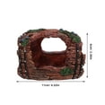 thumbnail image 2 of BRIGHTFUFU Decorativo En Resina Barril Para Acuario Con Refugio Para Camarones Y Peces, 2 of 6