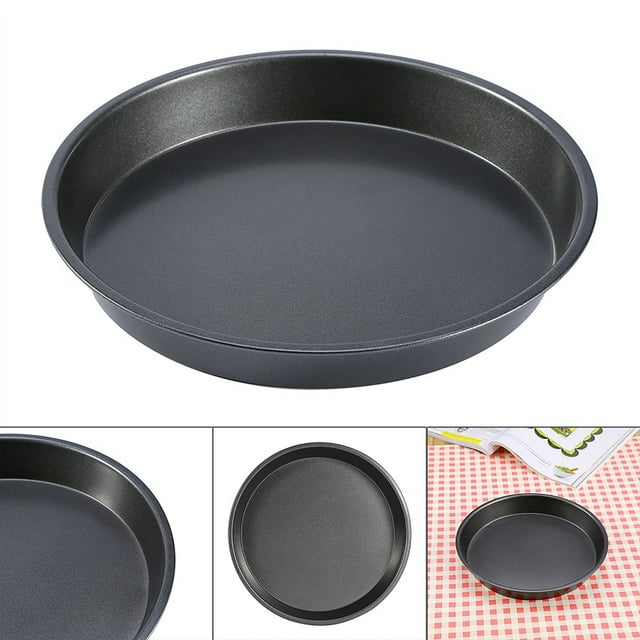 Pizza Pan Pizza Plate 9 Inch Carbon Steel Nonstick Round Pizza Pan Microwave Oven Baking Dishes Pans Pie Tray Baking