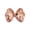 Champagne, variant on Sequin Glitter Stuffed Bow Hair Clip for Girls - 1 Pack - Summer Crystal