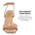 thumbnail image 4 of Journee Collection Womens Konna Tru Comfort Foam Mid Heel Wedge Sandals, 4 of 7