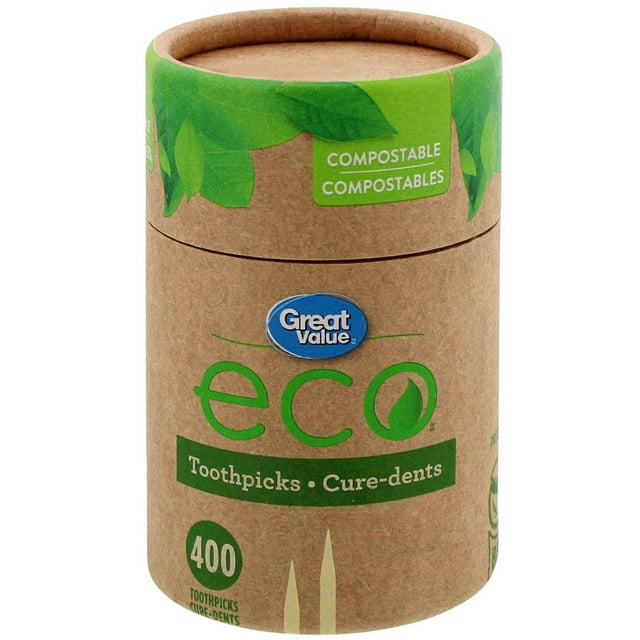 Great Value Eco Toothpicks, 400 Toothpicks