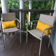 thumbnail image 4 of SNNROO Indoor/Outdoor Polyester Fabric Lumbar Pillow Cover  All-Weather Waterproof Rectangular Cushion Case for Patio Furniture 12” x 20”Set of 2-Yellow, 4 of 7